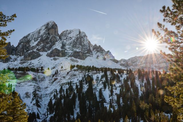 Immagine: La posizione del nostro maso in Val Badia